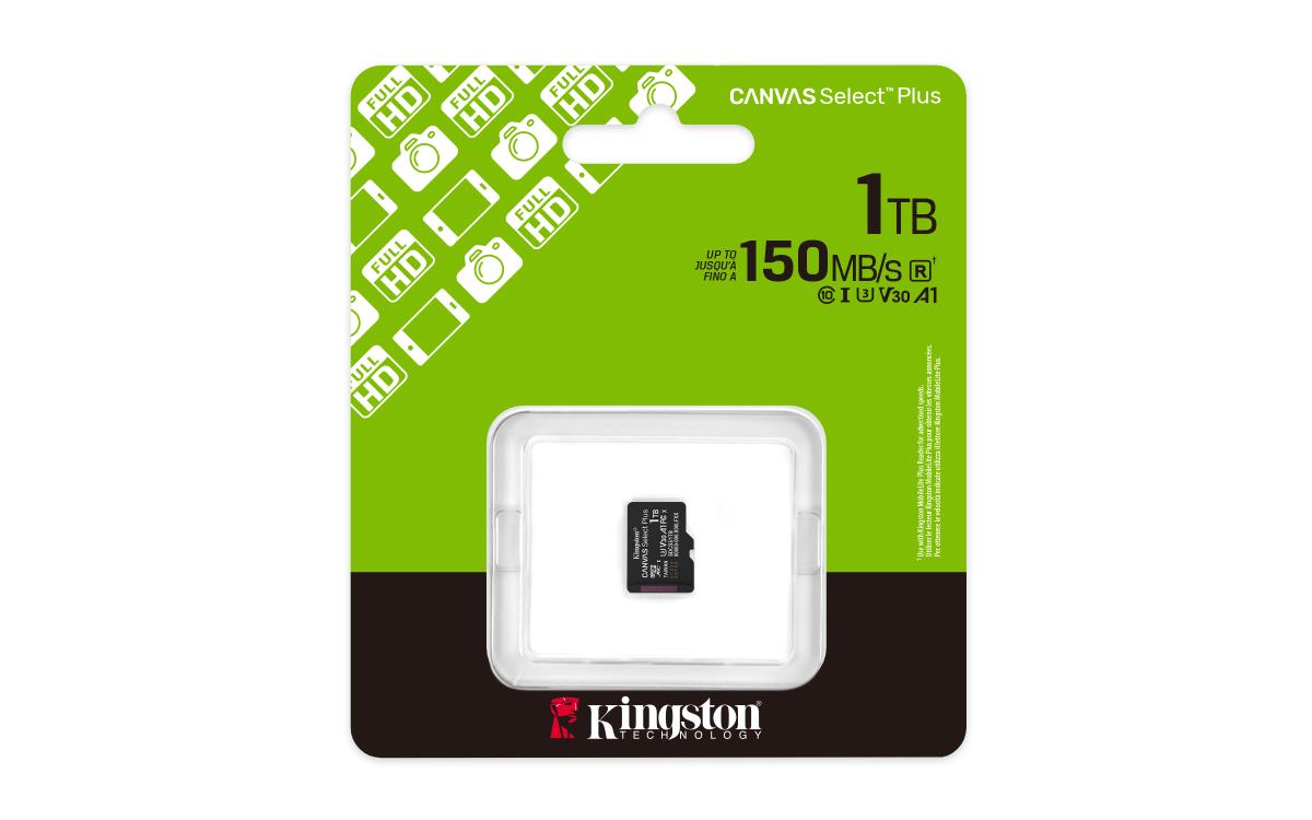 Micro Sdxc Card - Canvas Select Plus - 1TB - Uhs-i U1/u3 Video Class 10/30 A1 Single Pack Without Adapter
