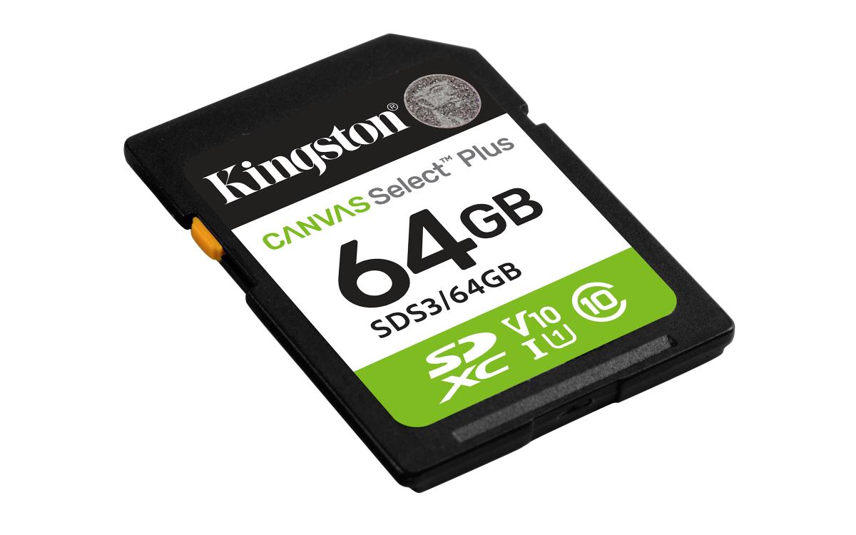 Sdxc Card - Canvas Select Plus - 64GB - Uhs-i U1/u3 Video Class 10/30