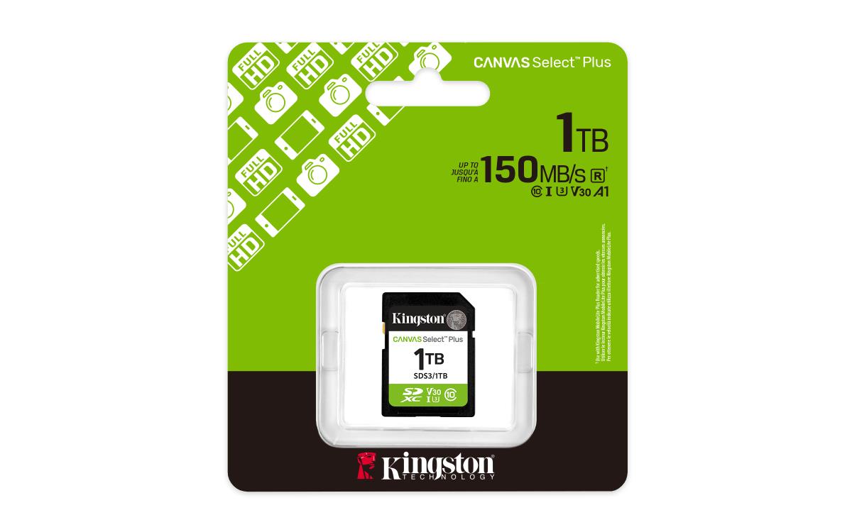 Sdxc Card - Canvas Select Plus - 1TB - Uhs-i U1/u3 Video Class 10/30