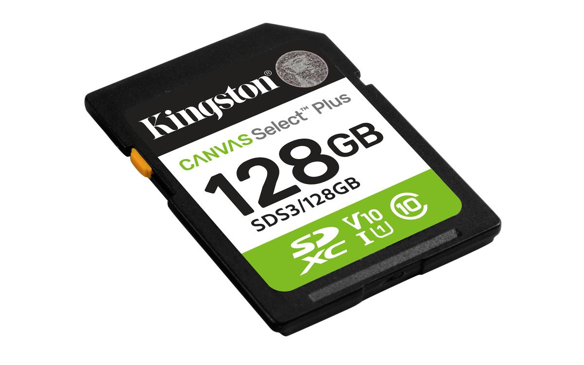Sdxc Card - Canvas Select Plus - 128GB - Uhs-i U1/u3 Video Class 10/30