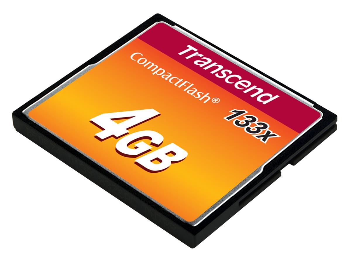 4GB Compact Flash Card 133x (max Data Transfer Rate 20mb/sec)