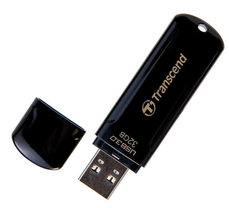 Jetflash 700 - 32GB USB Stick - USB 3.0 - Black