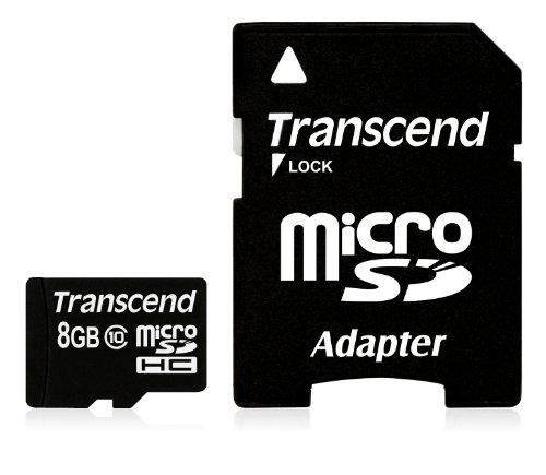 Micro Sdhc Card 8GB Class 10 With 1 Adapter