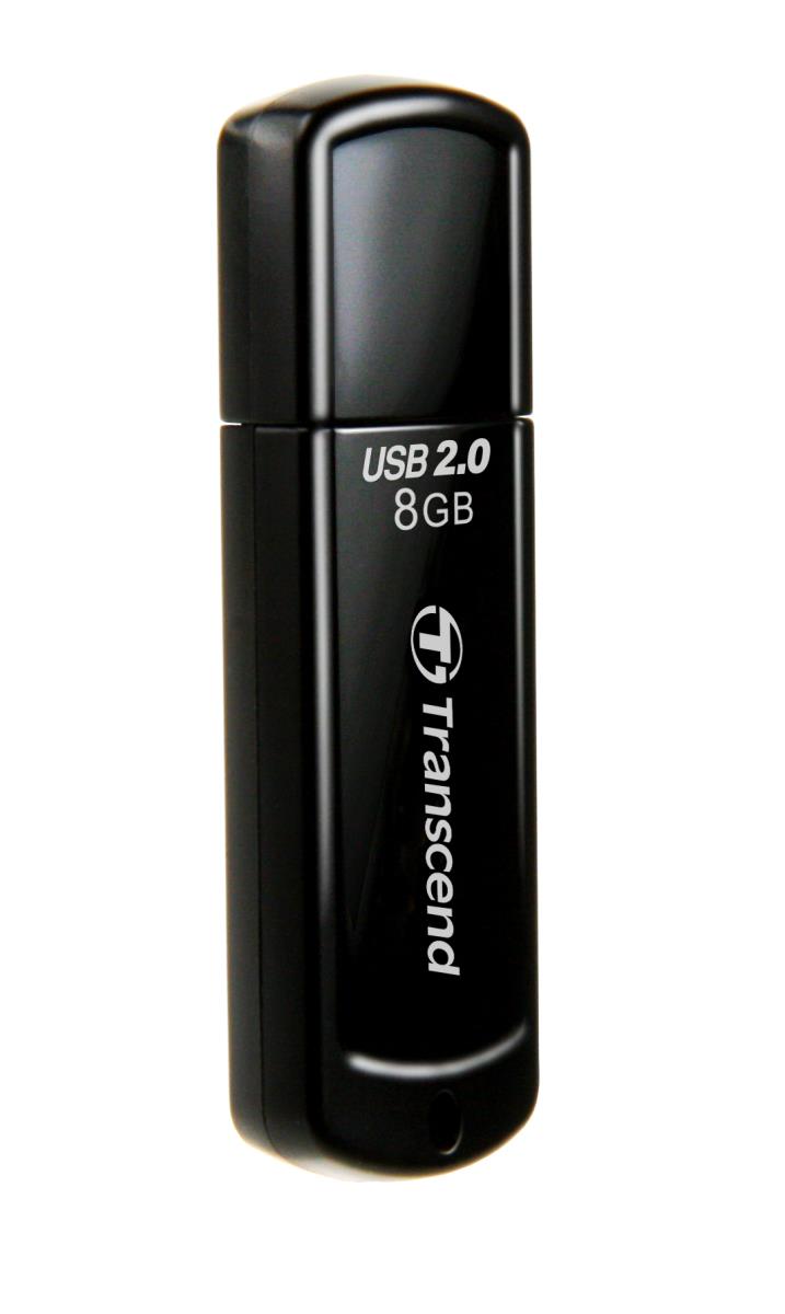Jetflash 350 - 8GB USB Stick - USB 2.0 - Black