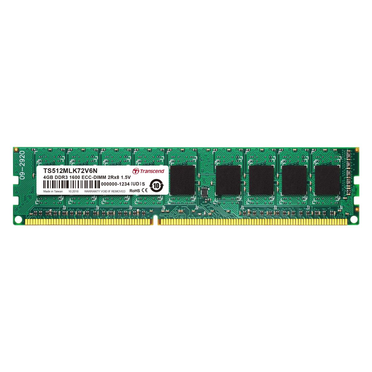 4GB DDR3 1600 ECC-DIMM 2rx8