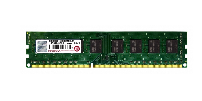 8GB 1600MHz DDR3 240pin Long-DIMM ECC Cl11 (ts1glk72v6h)