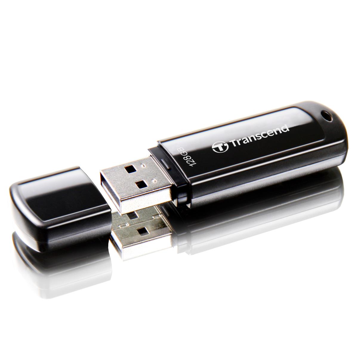 Jetflash 700 - 128GB USB Stick - USB 3.0 - Black