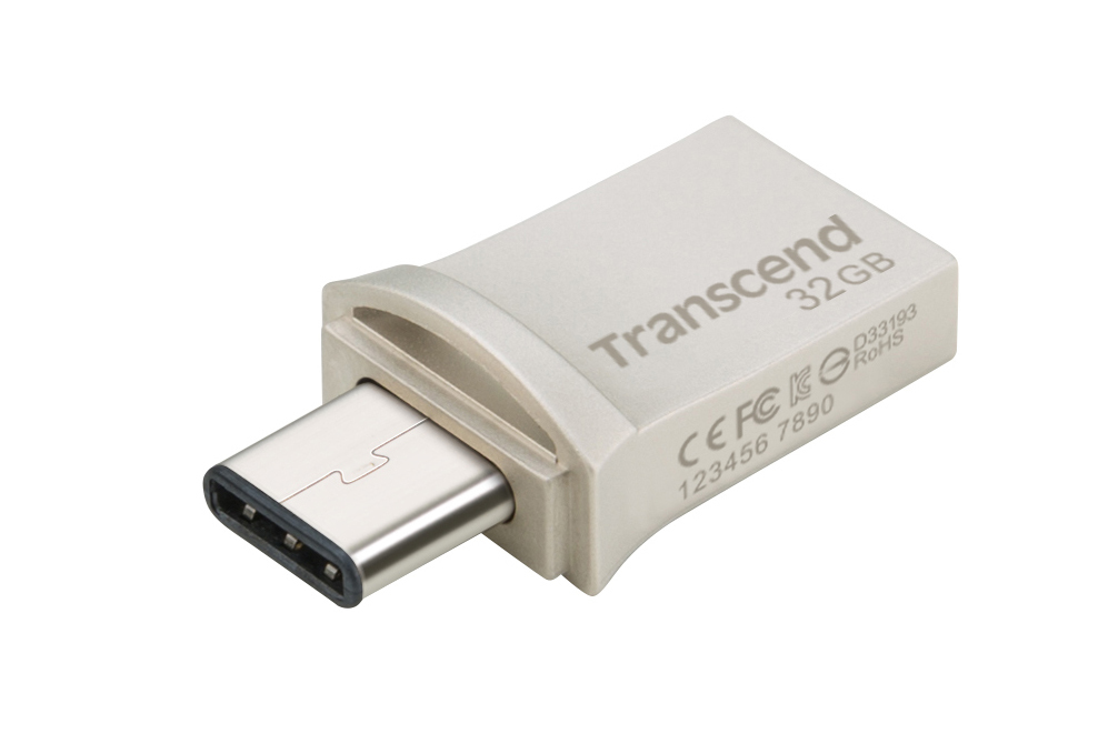Jetflash 890 - 32GB USB Stick - USB 3.1 / Type C