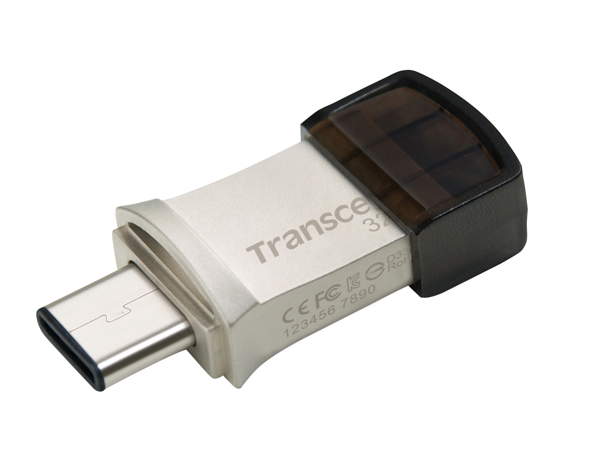 Jetflash 890 - 32GB USB Stick - USB 3.1 / Type C