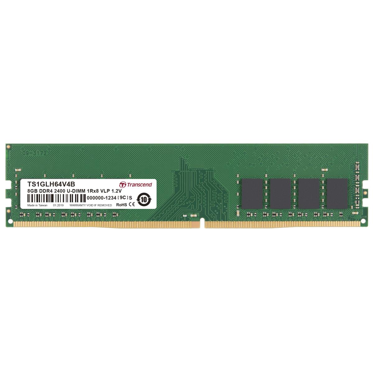 8GB Ddr4 2400 U-DIMM 1rx8 (ts1glh64v4b)