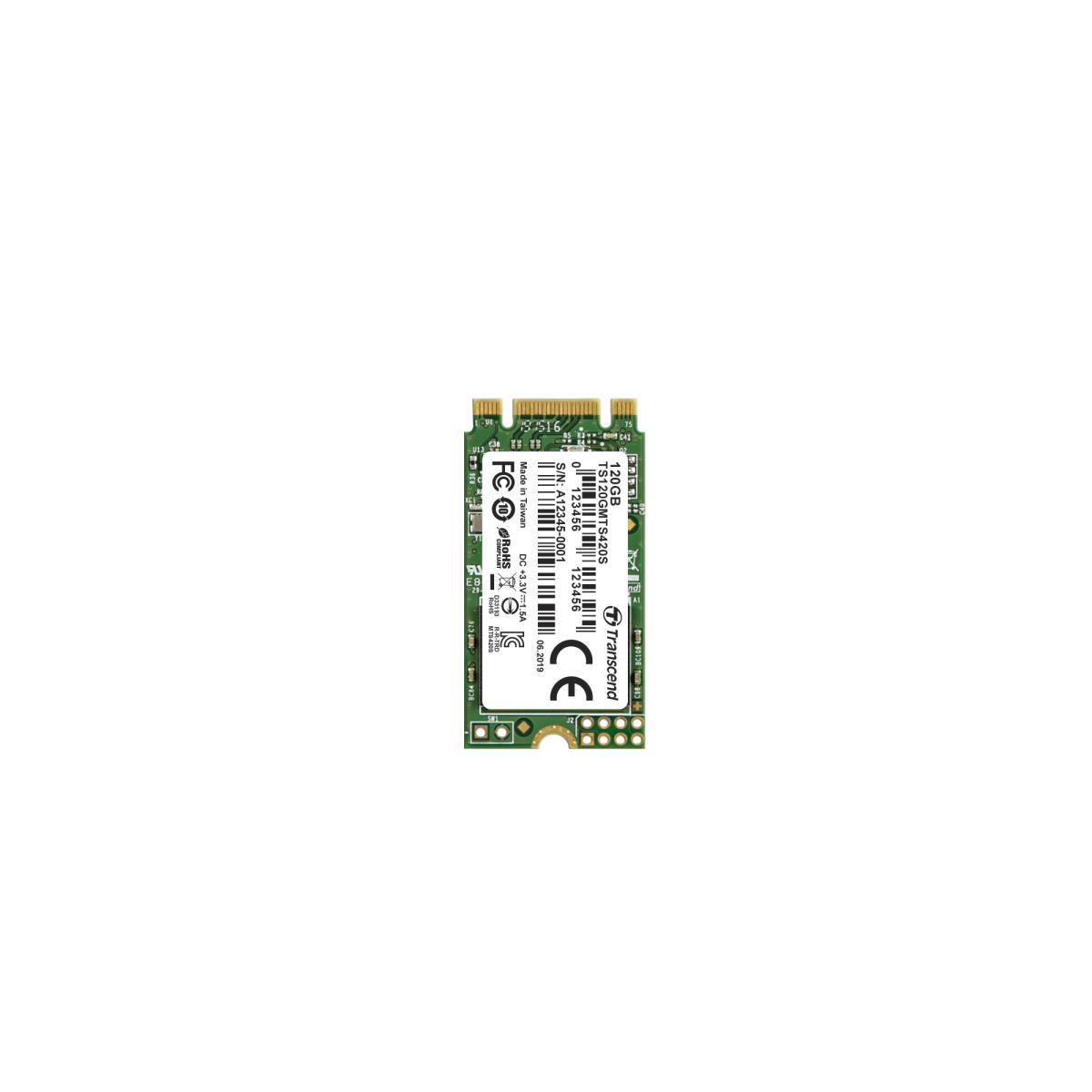 SSD Mts420s 120GB M.2 2242 SATA III 6gb/s Tlc
