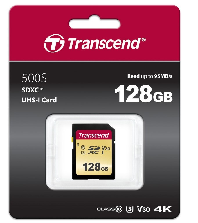 Sdxc Card 500s 128GB Uhs-i U3 Mlc