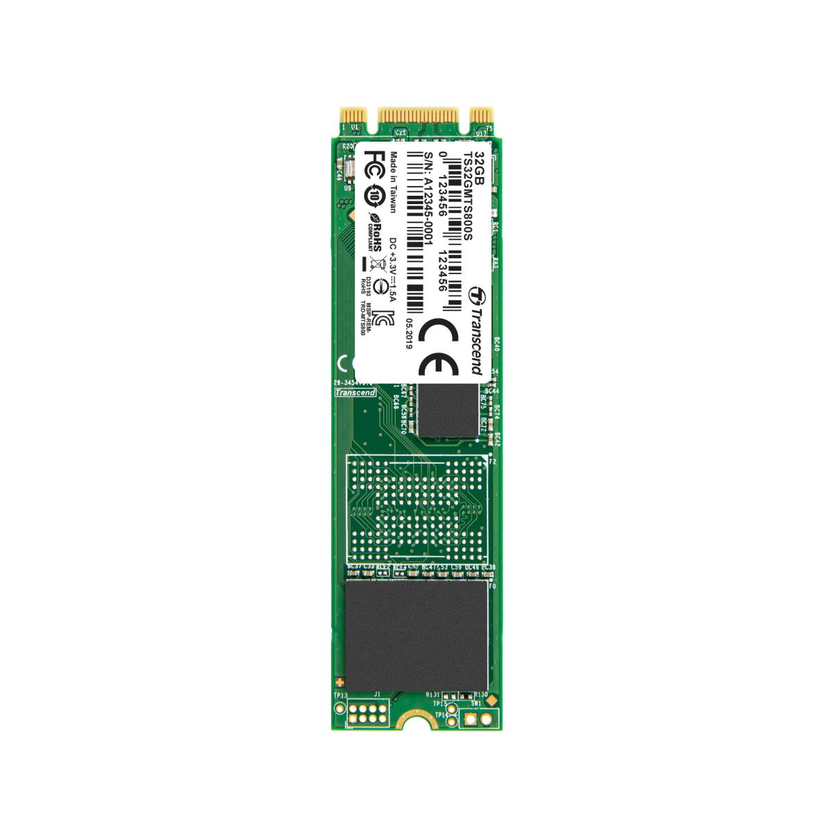 SSD Mts800s 32GB M.2 2280 SATA Ill 6gb/s Mlc