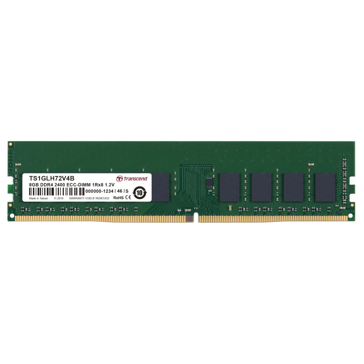 8GB Ddr4 2400MHz ECC DIMM 1rx8