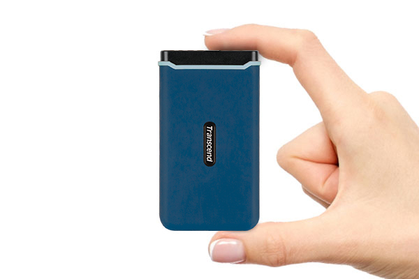 Portable SSD Esd370c 1TB USB 3.1 Gen 2 3D Nand Flash Navy Blue