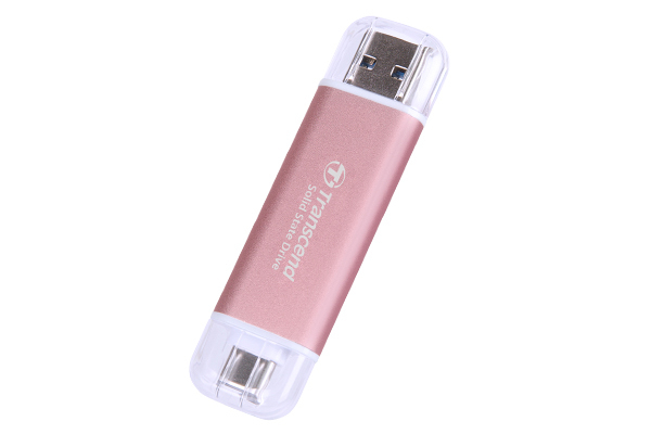 Esd310p - 1TB Portable SSD - USB Type-a / USB Type-c - Pink