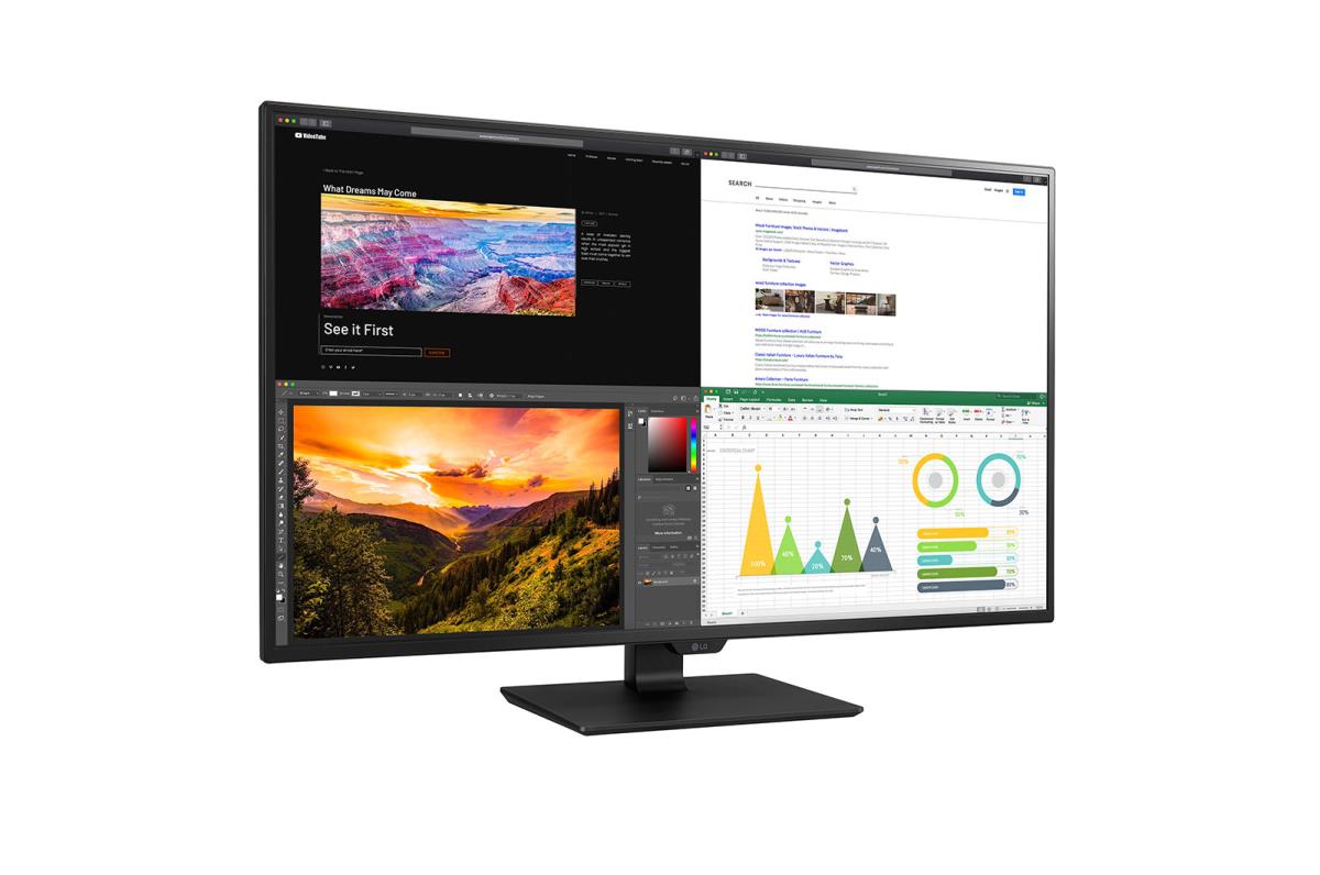 Desktop USB-c Monitor - 43un700-b - 43in - 3840 X 2160 (4k Uhd) - IPS