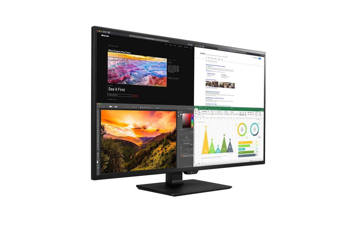 Desktop USB-c Monitor - 43un700-b - 43in - 3840 X 2160 (4k Uhd) - IPS
