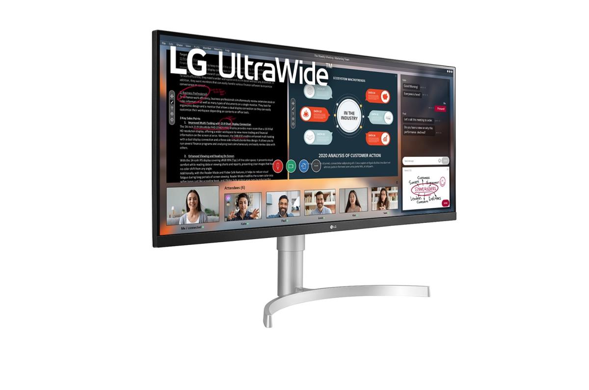 Desktop Monitor - 34wn650-w - 34in - 2560 X 1080 (ultra Wide Full Hd) - IPS 21:9