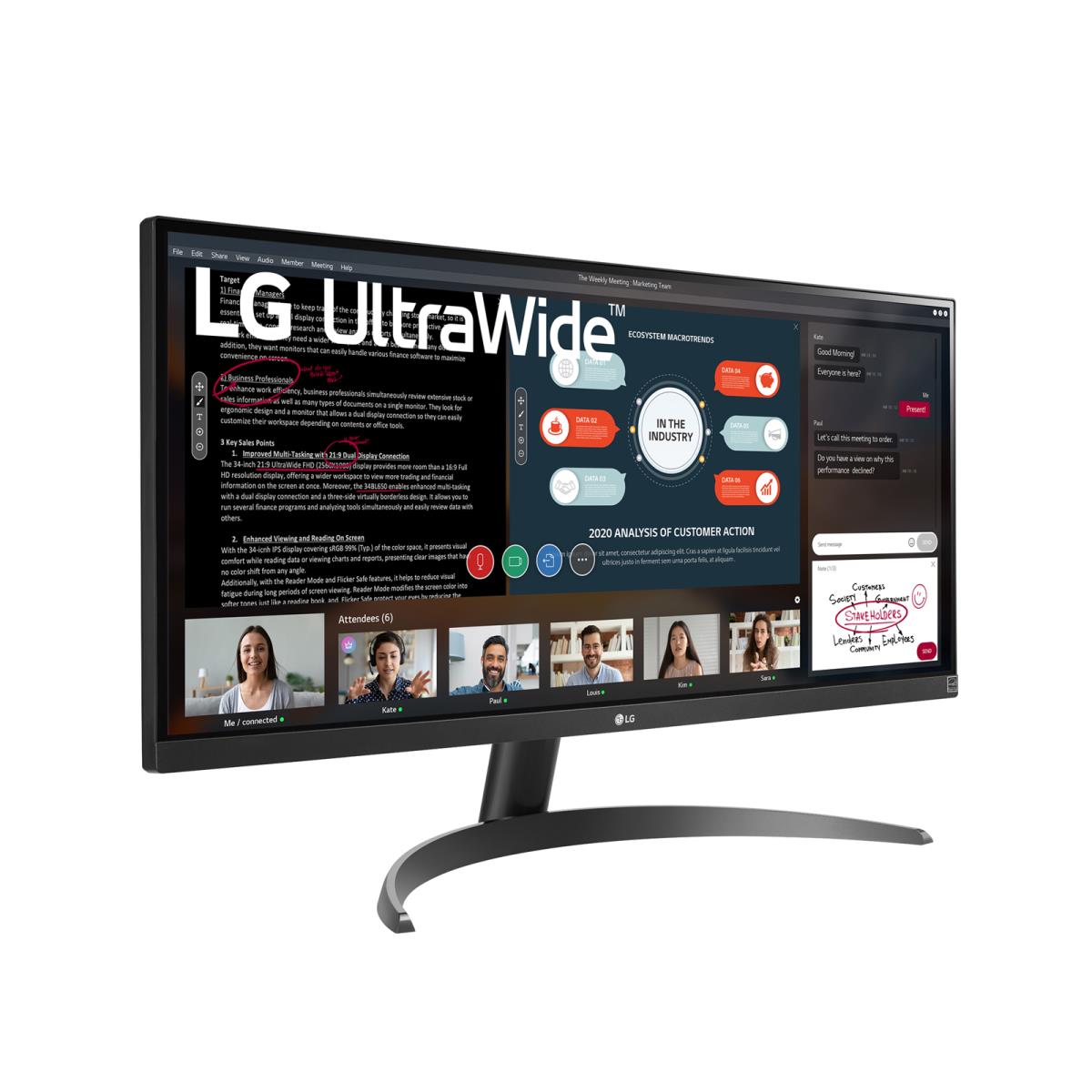 Desktop Monitor - 29wp500-b - 29in - 2560 X 1080 (ultrawide Full Hd) - IPS 21:9