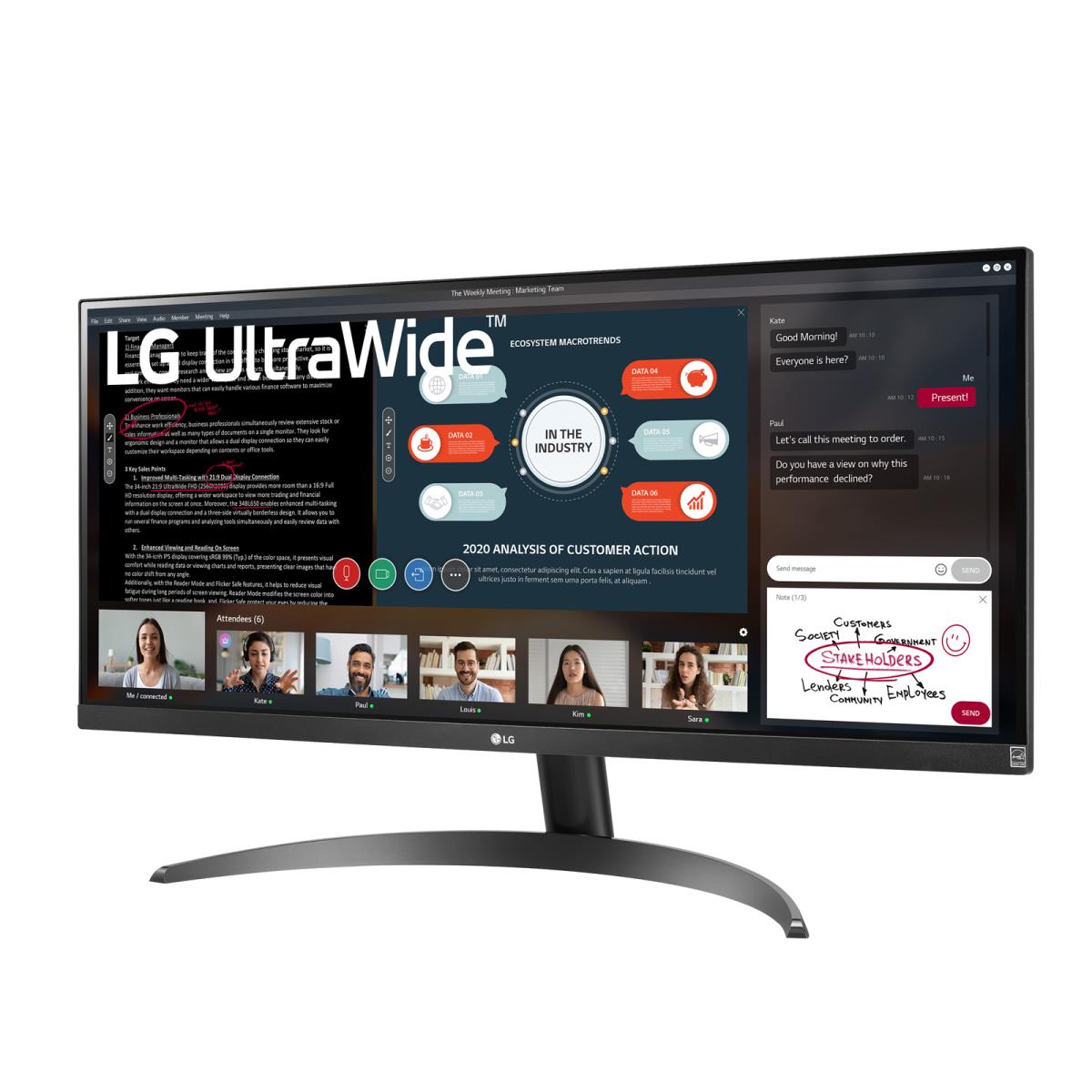 Desktop Monitor - 29wp500-b - 29in - 2560 X 1080 (ultrawide Full Hd) - IPS 21:9