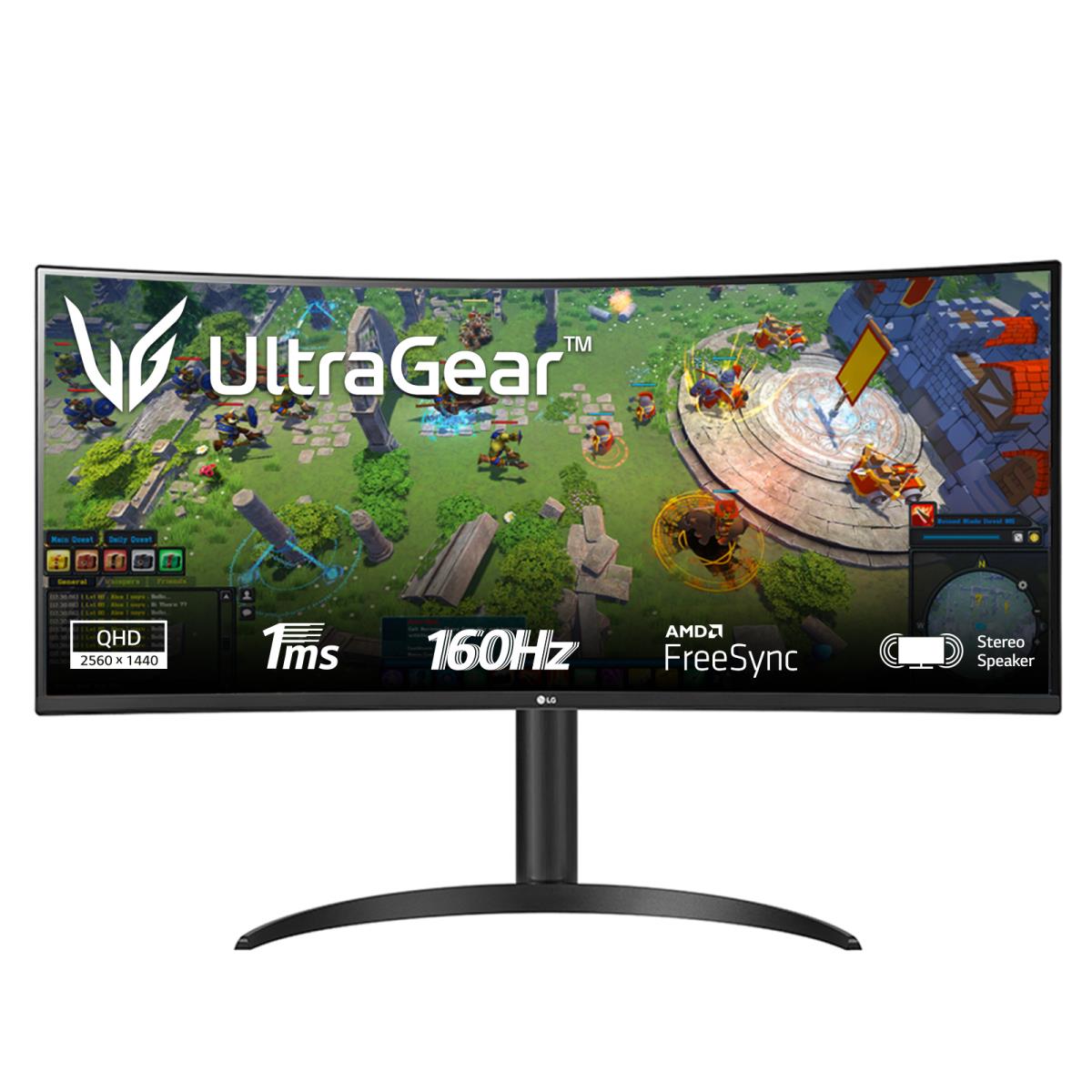Curved Monitor - 34wp65c-b - 34in - 3440 X 1440 - Va 21:9