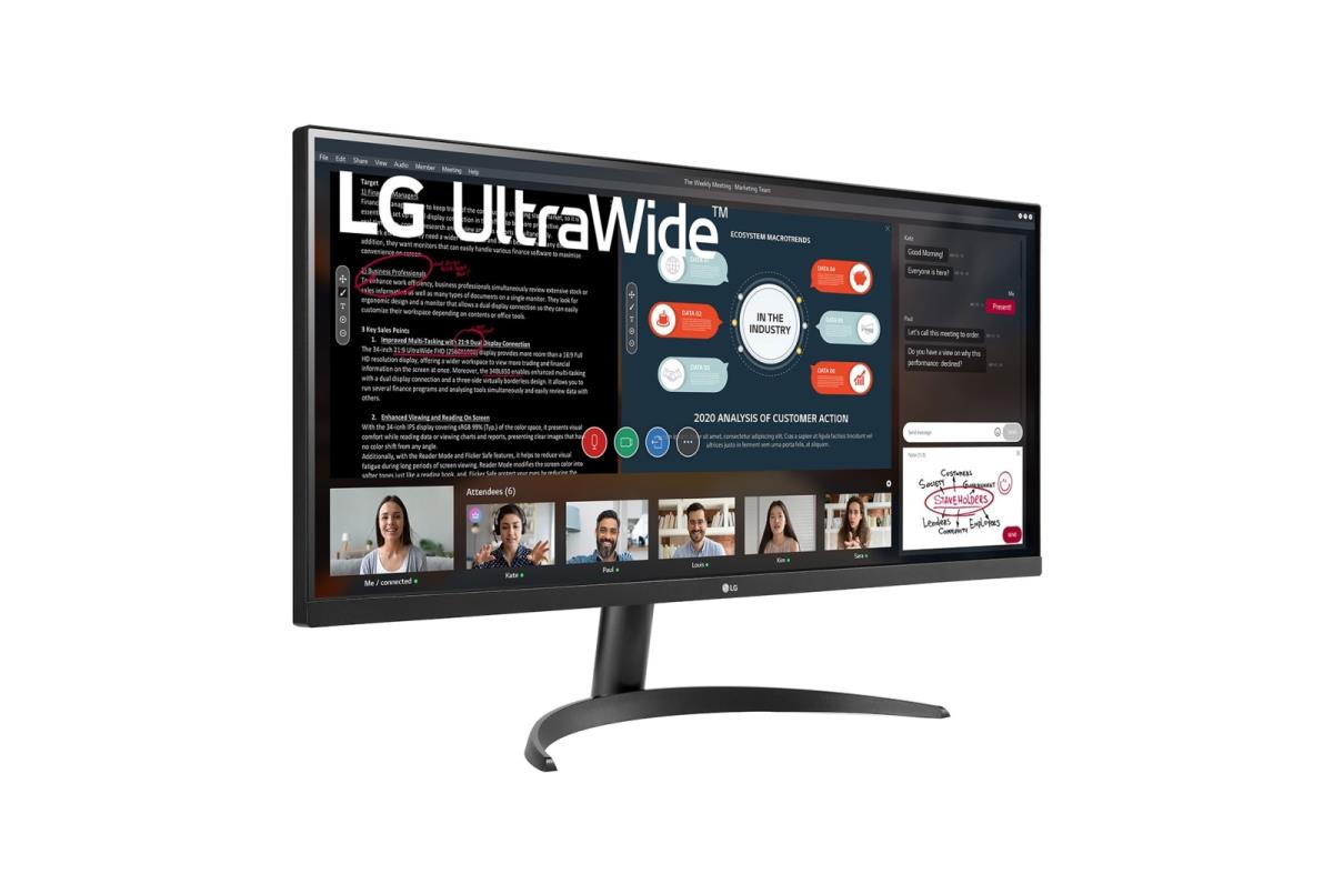 Desktop Monitor - 34wp500-b - 34in - 2560 X 1080 (full Hd) Ultrawide - IPS 21:9