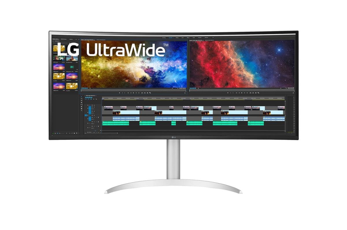 Curved Monitor - 38wp85c-w - 38in - 3840 X 1600 Ultrawide - IPS 21:9