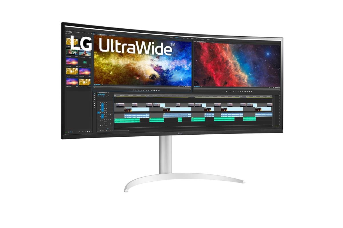 Curved Monitor - 38wp85c-w - 38in - 3840 X 1600 Ultrawide - IPS 21:9