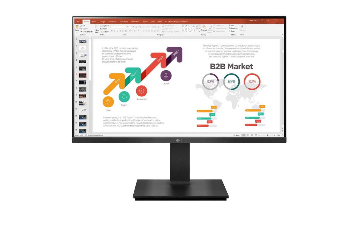 Desktop Monitor - 24bp450y-b - 24in - 1920x1080 (full Hd) - IPS 16:9