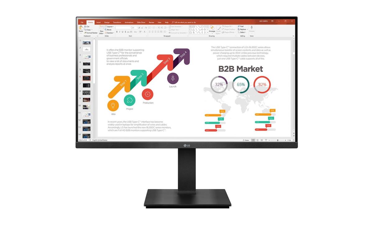 Desktop Monitor - 27bp450y-b - 27in - 1920 X 1080 (full Hd) - IPS 5ms 16:9