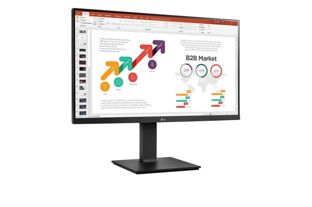Desktop Monitor - 27bp450y-b - 27in - 1920 X 1080 (full Hd) - IPS 5ms 16:9