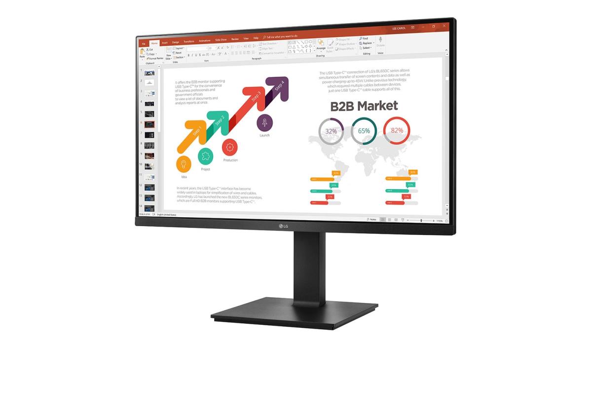 Desktop Monitor - 27bp450y-b - 27in - 1920 X 1080 (full Hd) - IPS 5ms 16:9