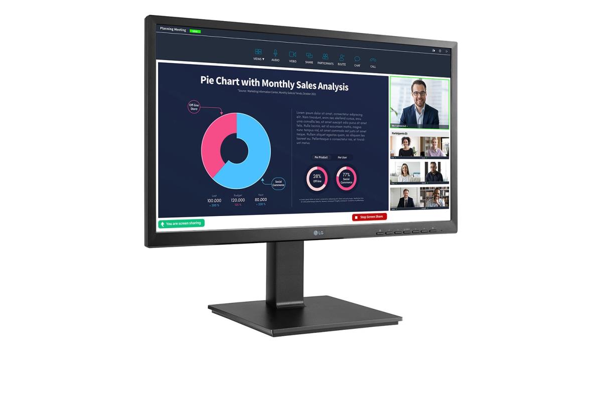 Desktop Monitor - 24bp750c-b - 24in - 1920x1080 (full Hd) - IPS 16:9 5ms