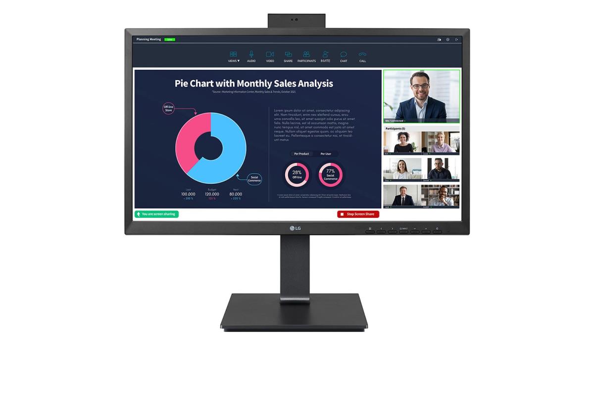 Desktop Monitor - 24bp750c-b - 24in - 1920x1080 (full Hd) - IPS 16:9 5ms