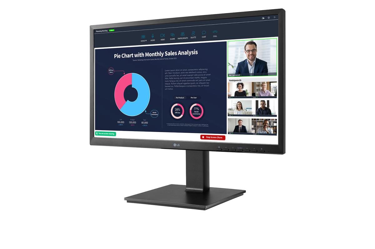 Desktop Monitor - 24bp750c-b - 24in - 1920x1080 (full Hd) - IPS 16:9 5ms