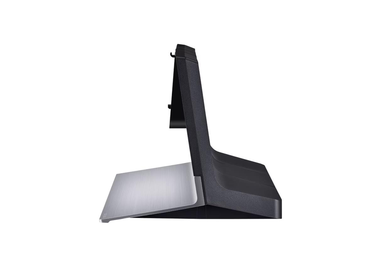 TV Stand - For LG OLED G2/G3 65in Displays with Cable Management - Max Load 22kg - Black/Silver
