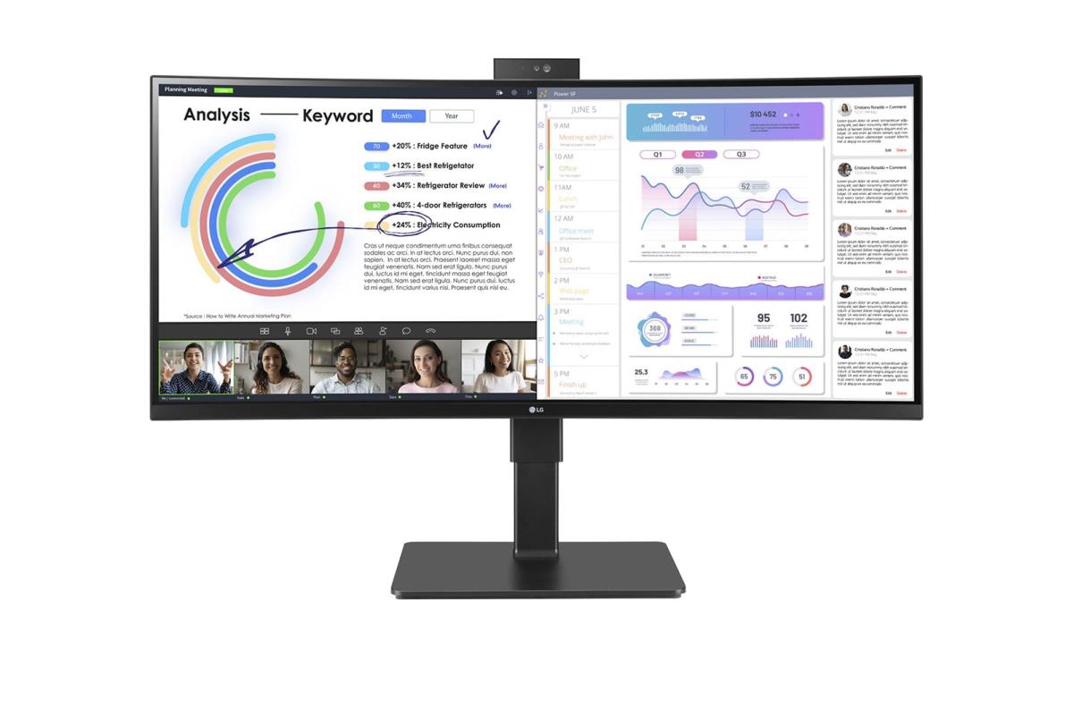 Desktop USB-c Monitor - 34bq77qc-b - 34in - 3440 X 1440 (wqhd)