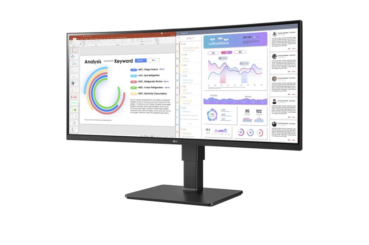 Desktop USB-c Monitor - 34bq77qc-b - 34in - 3440 X 1440 (wqhd)