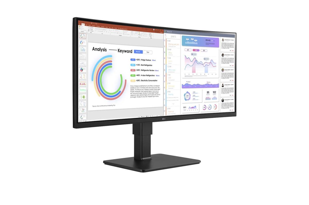 Desktop USB-c Monitor - 34bq77qc-b - 34in - 3440 X 1440 (wqhd)