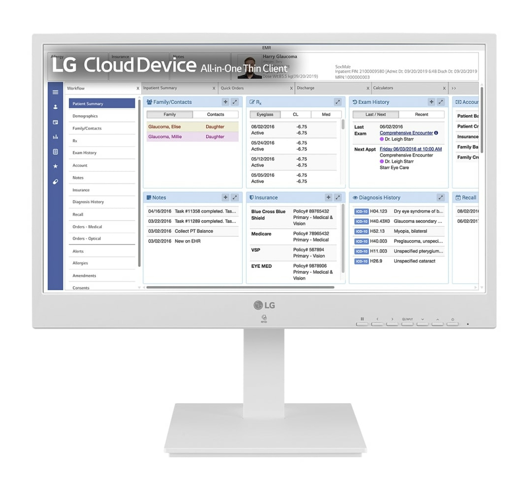 All-in-one Thin Client - 24in Fhd - Celeron Cpu N6005 - 8GB Ram - 256 SSD - Wifi/ Bt - Webcam/ Rfid Reader/ Iec 60601 - Non Os
