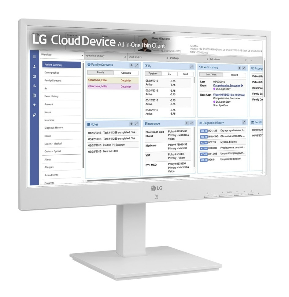 All-in-one Thin Client - 24in Fhd - Celeron Cpu N6005 - 8GB Ram - 256 SSD - Wifi/ Bt - Webcam/ Rfid Reader/ Iec 60601 - Non Os