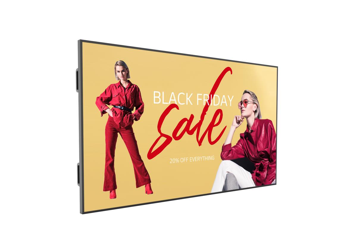 UHD Large Screen Signage Display - UM5K series - 3840x2160 (4K UHD) - 8ms - Built-in Speakers - webOS 6.0
