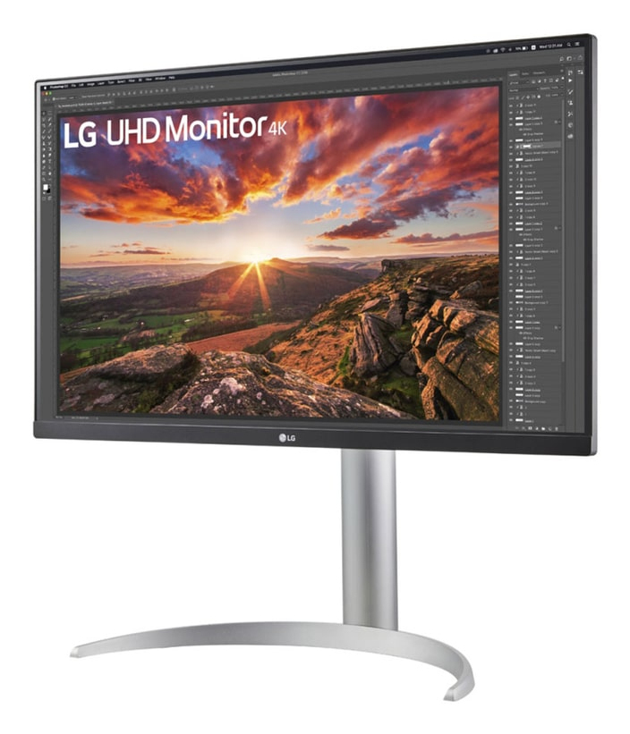 Desktop USB-c Monitor - 27up850k-w - 27in - 4K Uhd 3840 X 2160 - IPS (16:9) Amd Freesync - Hdmi/ Dp/ USB-c