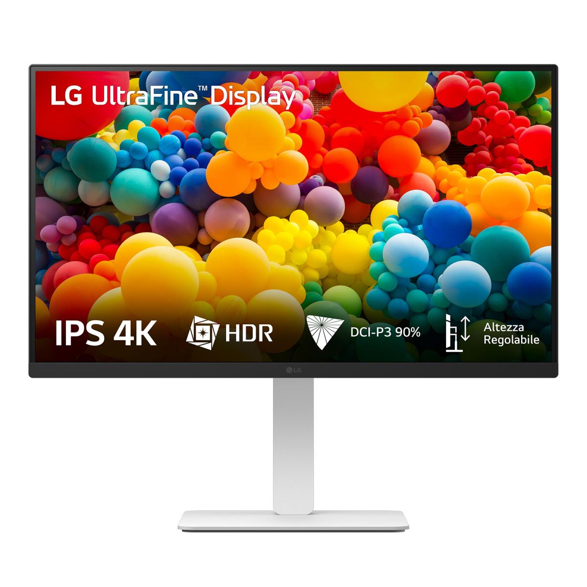 Desktop Monitor - 27us550-w - 27in - 4k Ultra Hd (3840 X 2160) - IPS (16:9) - 5ms - 2x Hdmi 1x Dp Headphone Out (Yes) - White