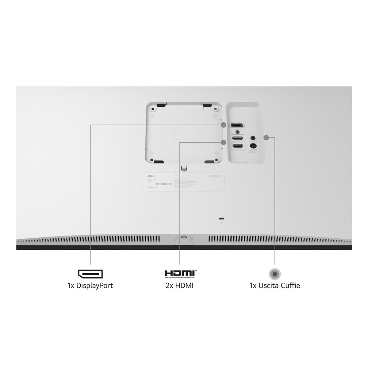 Desktop Monitor - 27us550-w - 27in - 4k Ultra Hd (3840 X 2160) - IPS (16:9) - 5ms - 2x Hdmi 1x Dp Headphone Out (Yes) - White