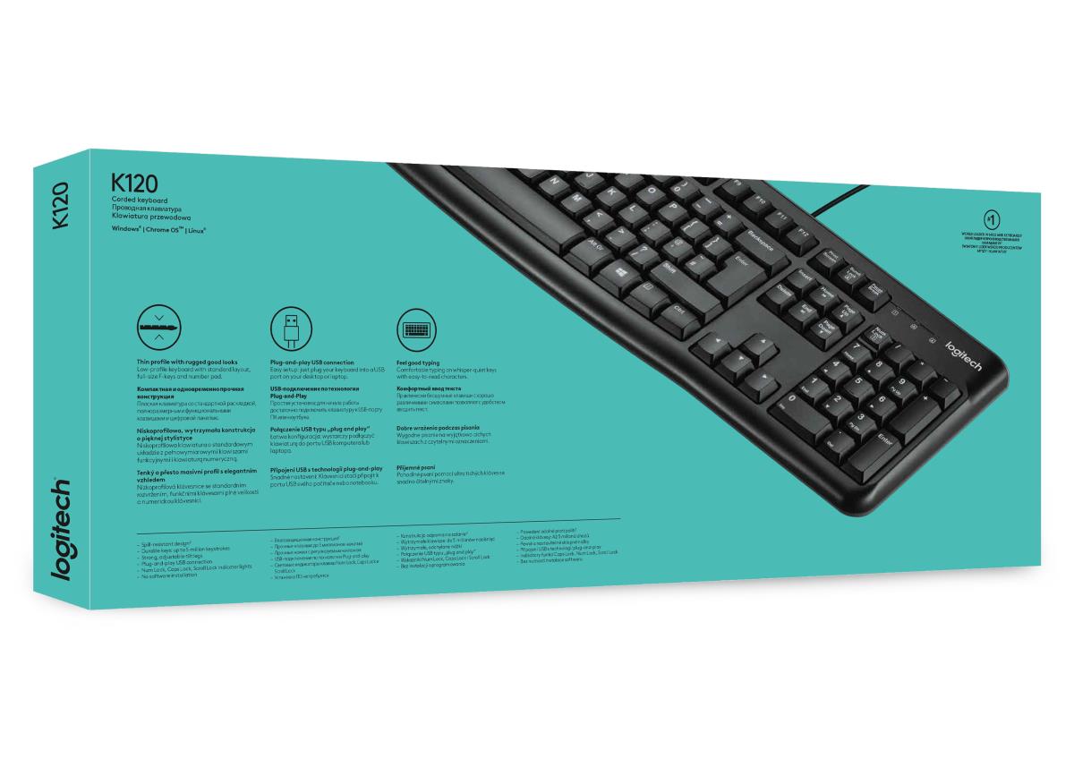 Keyboard K120 - For Business Azerty Belgian