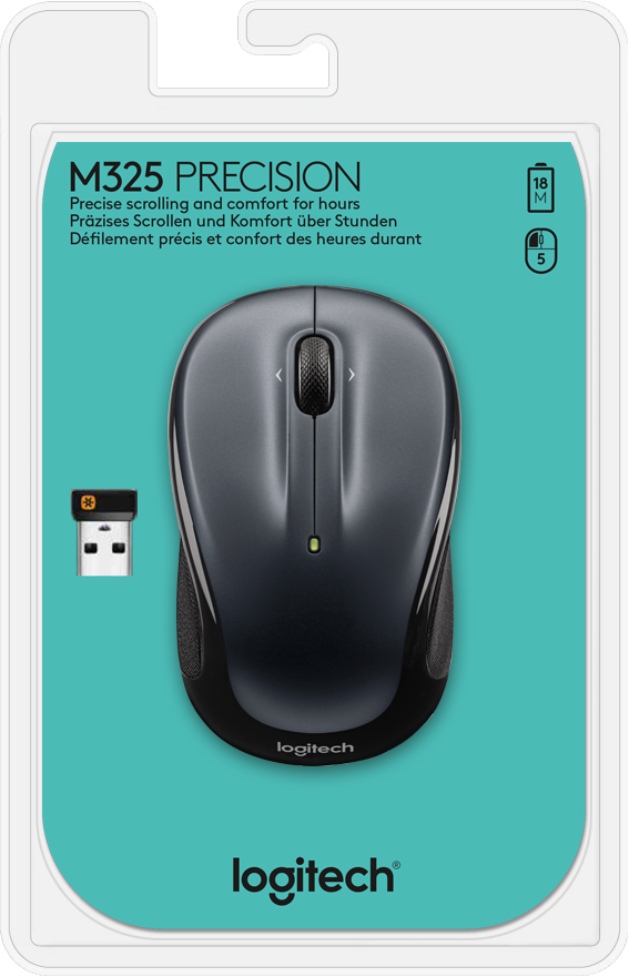 Wireless Mouse M325 Dark Gray