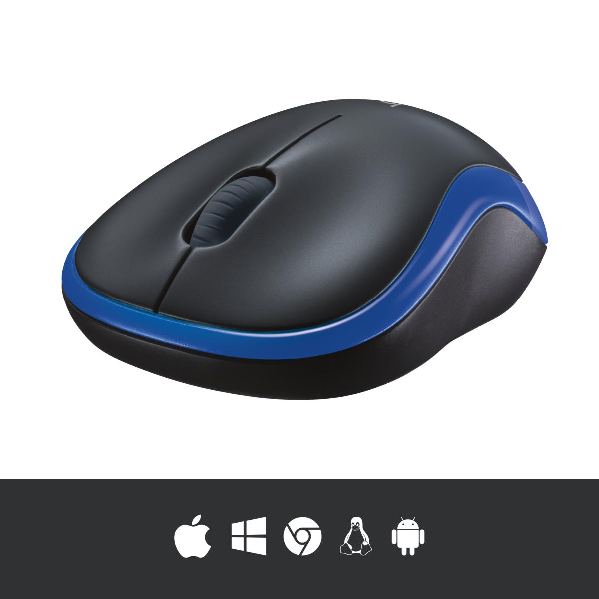 Wireless Mouse M185 Blue