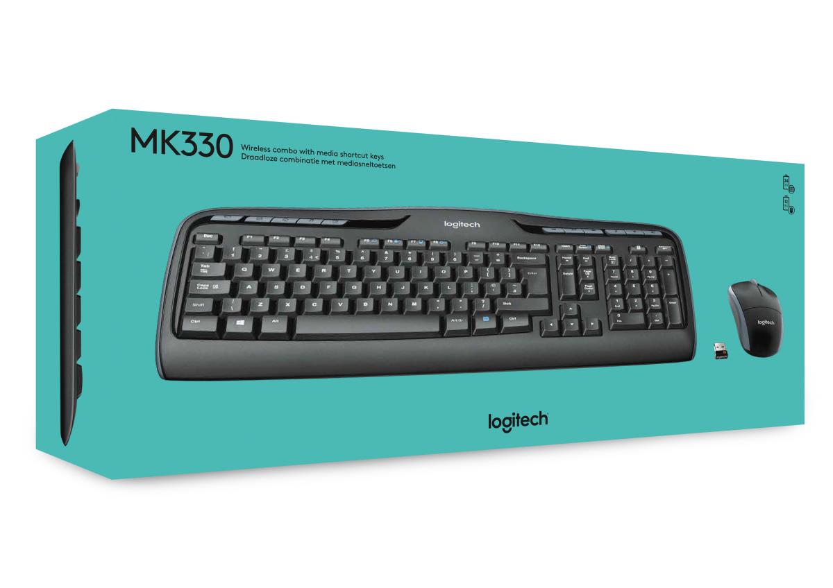 Wireless Combo Mk330 - Qwerty Int'l Nsea